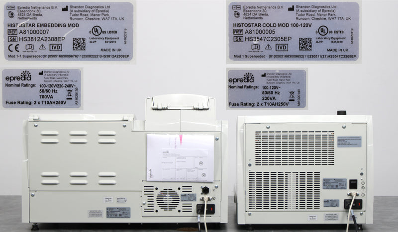 Epredia HistoStar Tissue Embedding Center A81000007 and Cold Plate A81000005