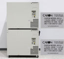 Caron Model 6010-1 Stacked Environmental Test Chambers Back Panel, Labels with Serial Numbers