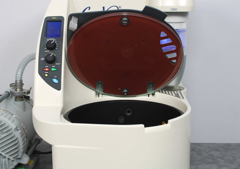 SP GeneVac EZ-2.3 Elite Personal Centrifugal Evaporator Lid Open
