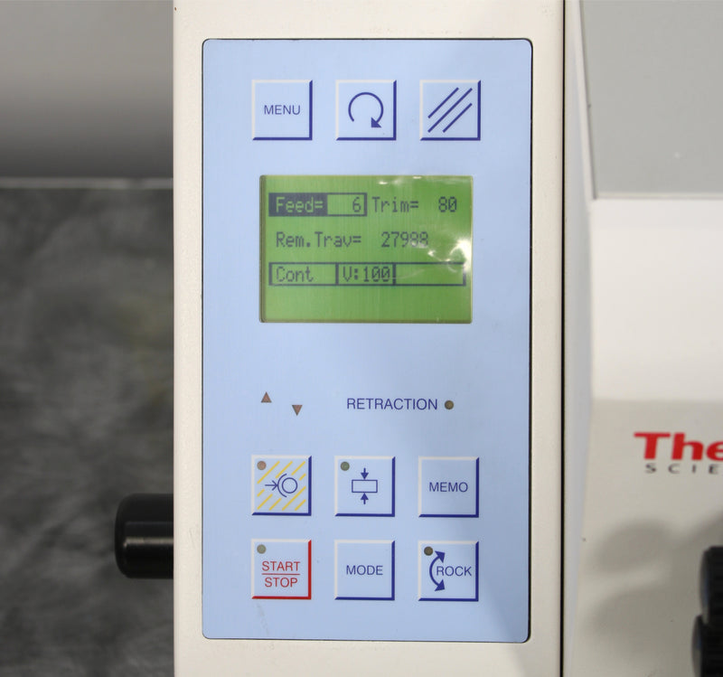 Thermo Scientific Microm HM355S Rotary Microtome control panel