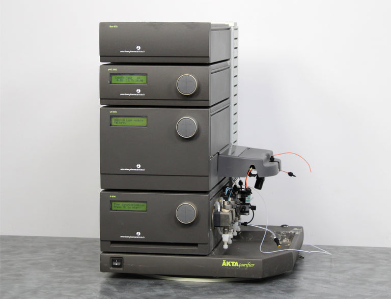 Amersham AKTA purifier FPLC System with P-900 UV-900 pH/C-900 and Box-900