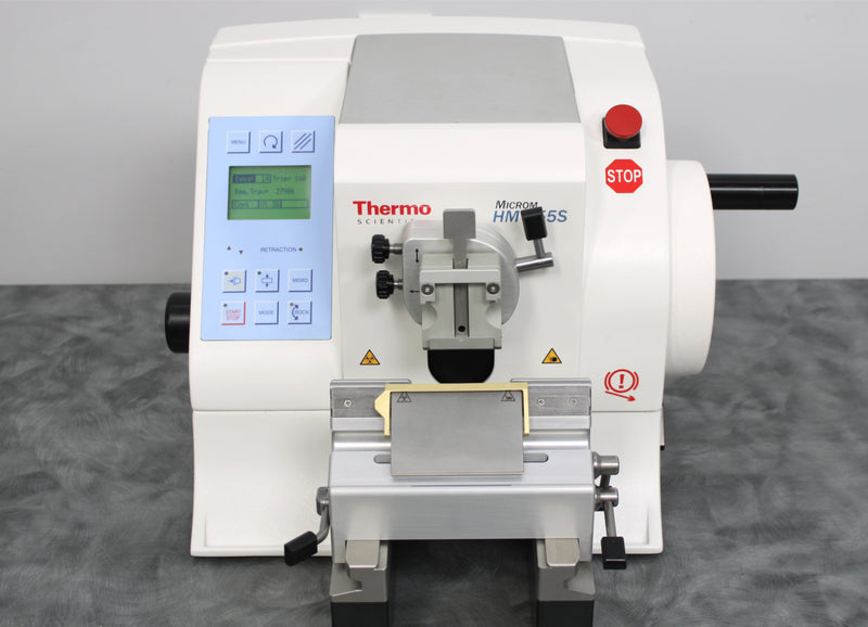 Thermo Scientific Microm HM355S Rotary Microtome 905200 and Blade Holder