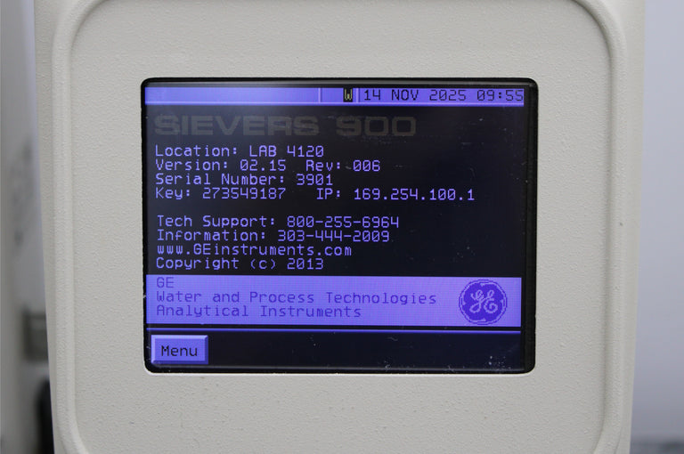 GE Analytical Sievers 900 Laboratory TOC Analyzer with Autosampler