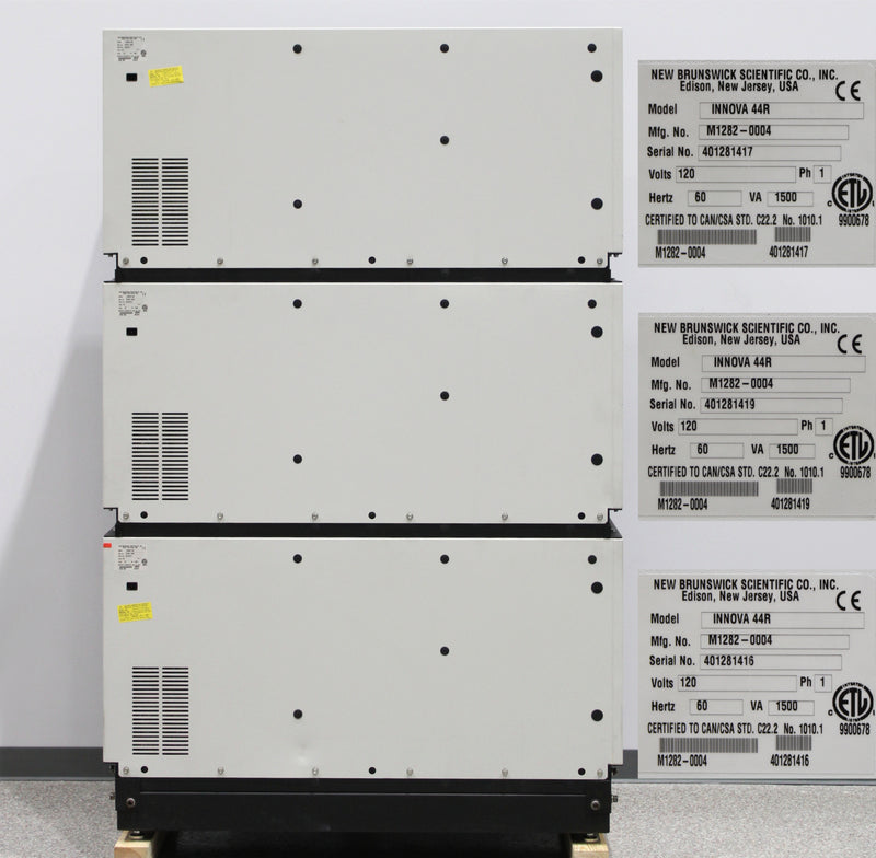 New Brunswick Innova 44R M1282-0004 Triple Stack Refrigerated Incubator Shakers