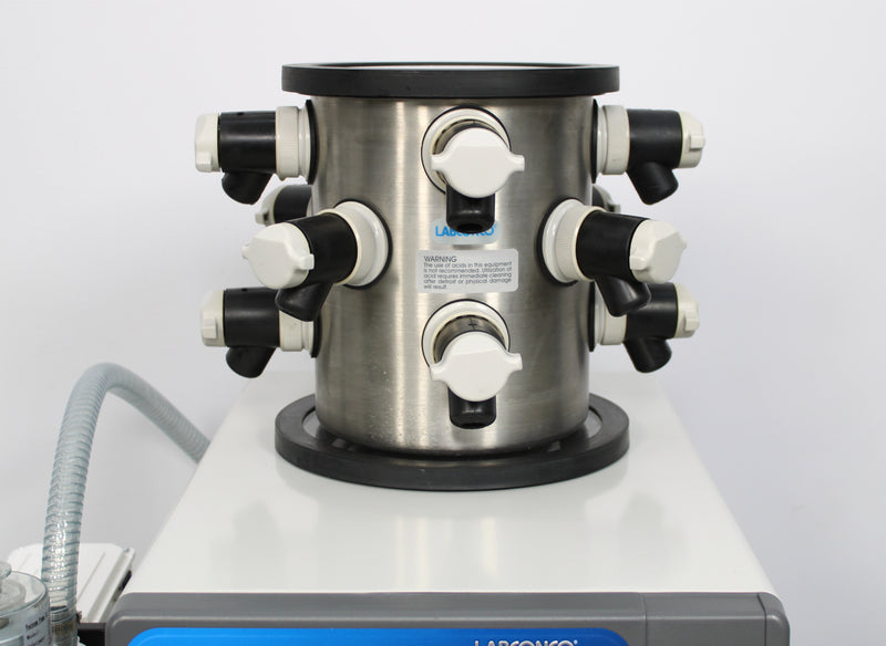 Labconco FreeZone 2.5 Plus Benchtop Freeze Dryer 7670020 and 12-Port Manifold