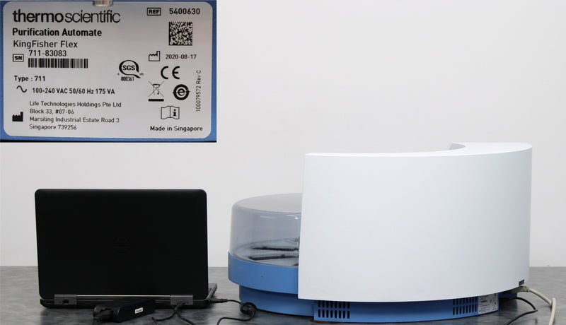 Thermo KingFisher Flex 711 Nucleic Acid Purification Automate 5400630 w/ Laptop