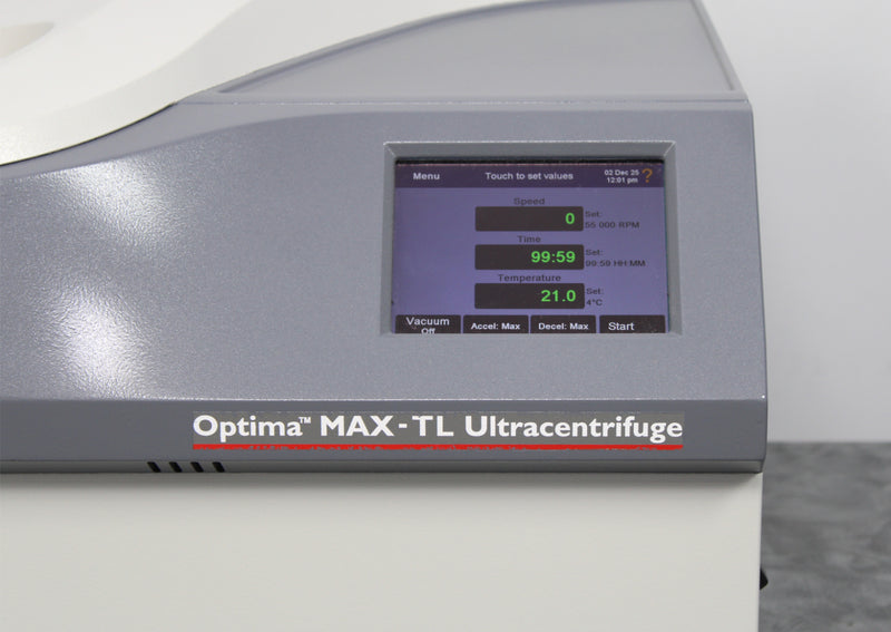 Beckman Coulter Optima MAX-TL A95761 Benchtop Ultracentrifuge with TLA-55 Rotor