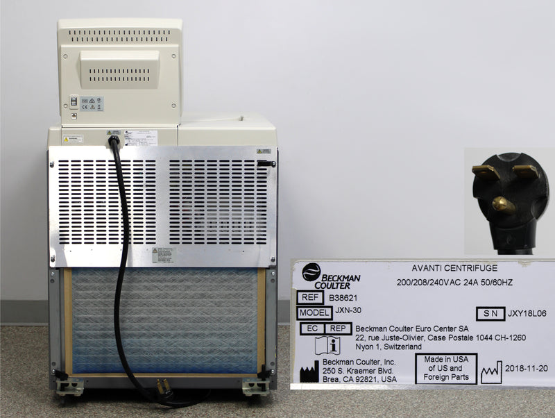 Beckman Coulter Avanti JXN-30 B38621 IVD High-Speed Floor Centrifuge