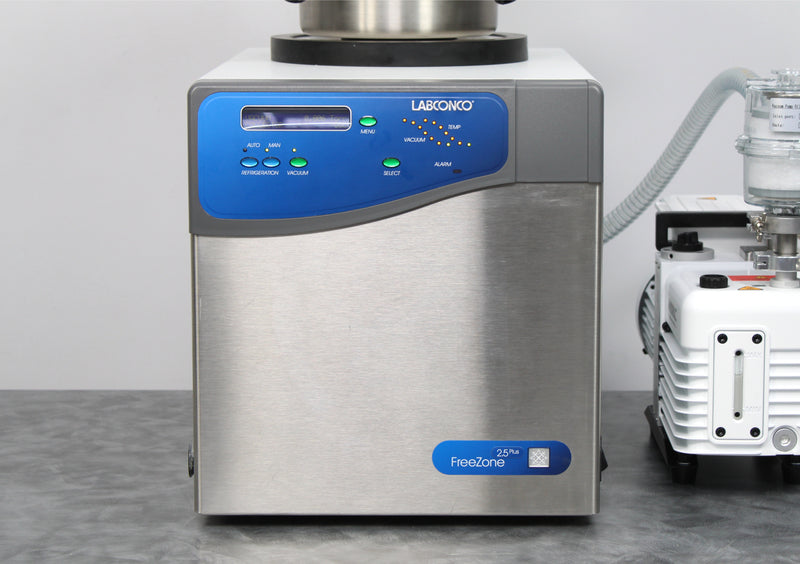 Labconco FreeZone 2.5 Plus Benchtop Freeze Dryer 7670020 with 12-Port Manifold
