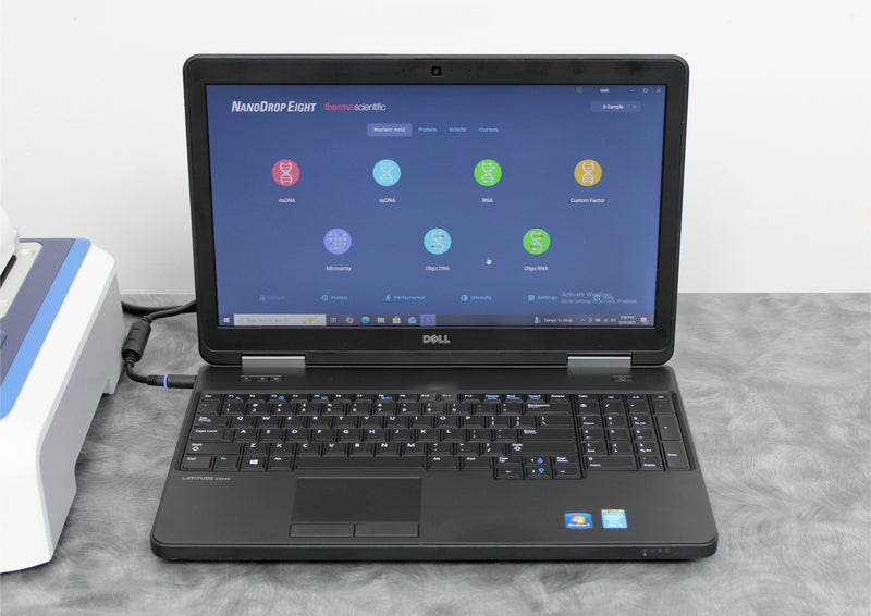 Thermo Scientific NanoDrop Eight UV-Vis Spectrophotometer with Laptop