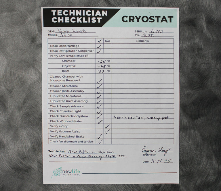 Thermo Scientific Microm CryoStar NX50 HOPD Cryostat Microtome 957110