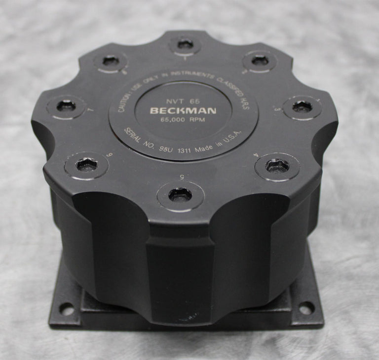 Beckman Coulter 362755 Centrifuge Near Vertical Rotor NVT65 with Caps 65K RPM