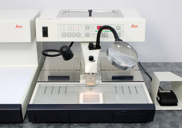 Leica EG1150H Tissue Embedding Center 14038837689 and EG1150C Cold Plate