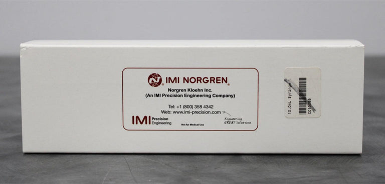 NEW Kloehn/Norgren 17600 Pump Syringe 10mL For Use With V6 Pump