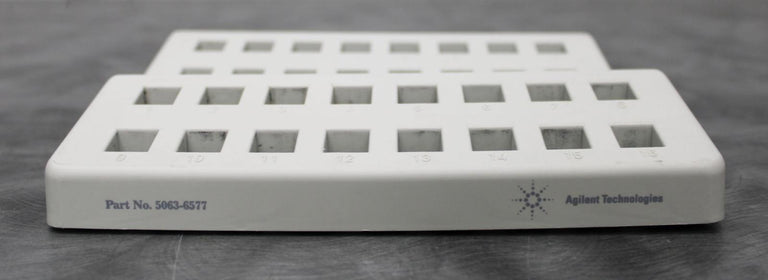 x2 Agilent 5063-6577 Trays for 16 Spectrophotometer Absorption Cuvettes