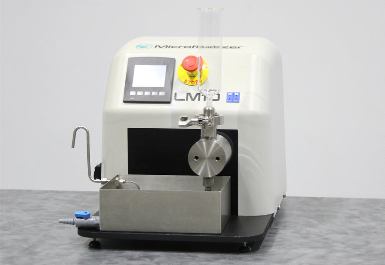 Microfluidics LM10 Microfluidizer High Shear Fluid Processor Lab Homogenizer