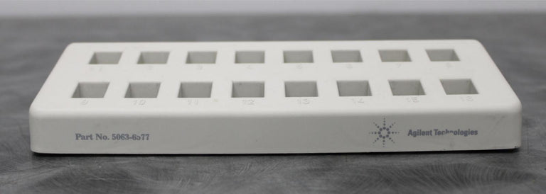 x3 Agilent 5063-6577 Trays for 16 Spectrophotometer Absorption Cuvettes