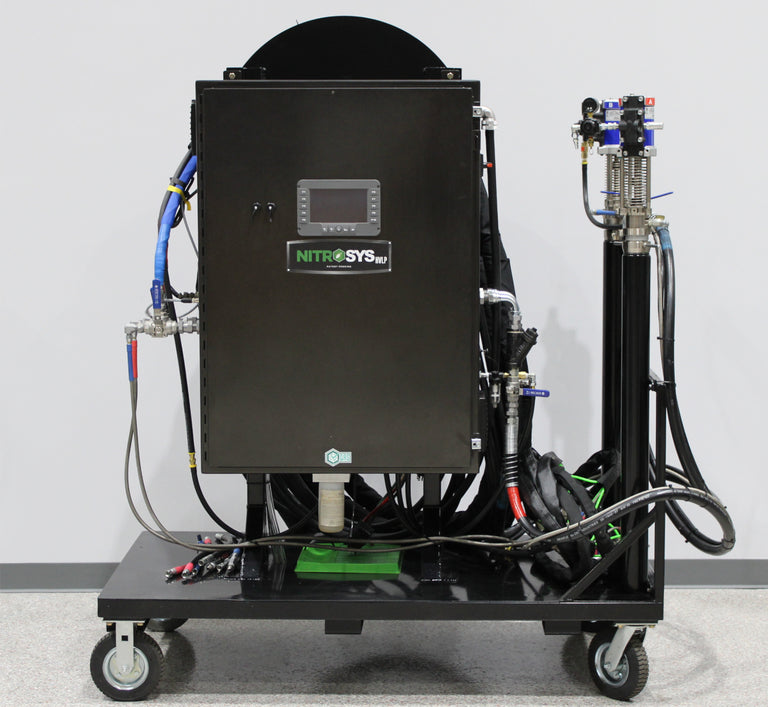 Propak Nitrosys HVLP Pro Cabinet Spray Foam Insulation Rig with Hose Rack