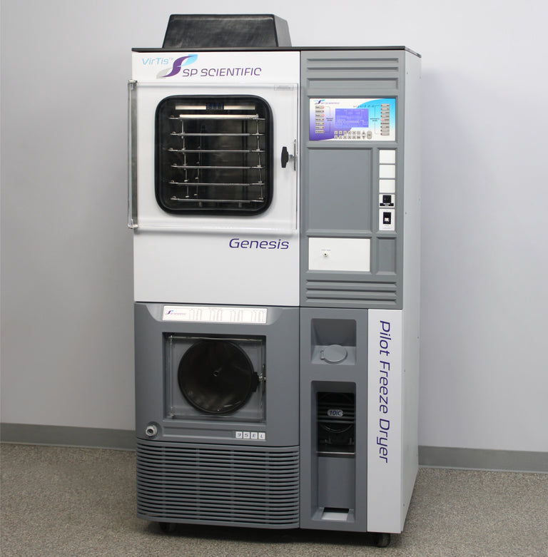 SP Scientific VirTis 35L Genesis SQ EL-85 Stoppering Tray Pilot Freeze Dryer
