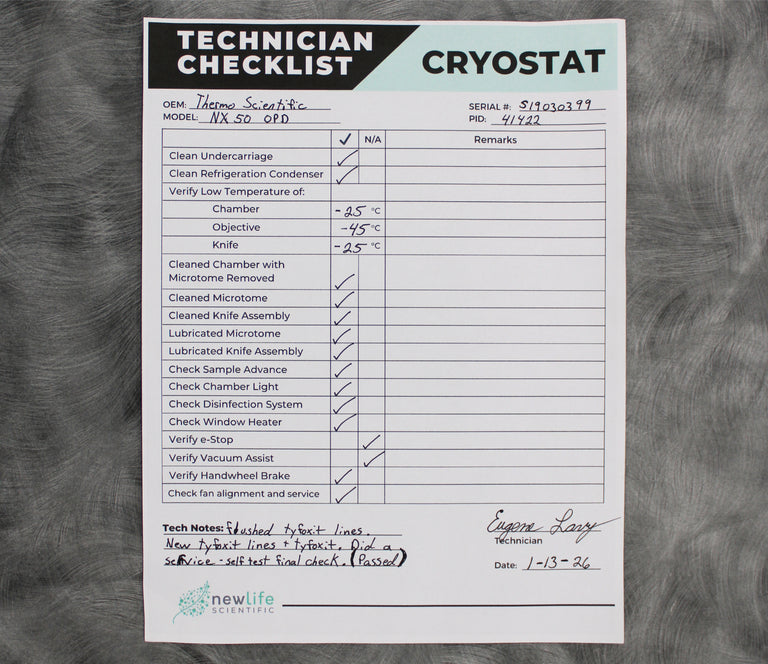 Thermo Scientific Shandon CryoStar NX50 OPD 957100 Cryostat Microtome