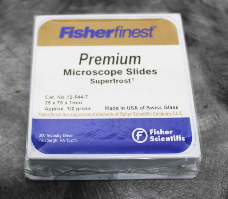6 Pk. Fisher Finest 12-544-7 Premium Microscope Slides Superfrost 25x75x1mm