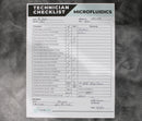 Microfluidics LM20 20K Electric Microfluidizer Technician Checklist