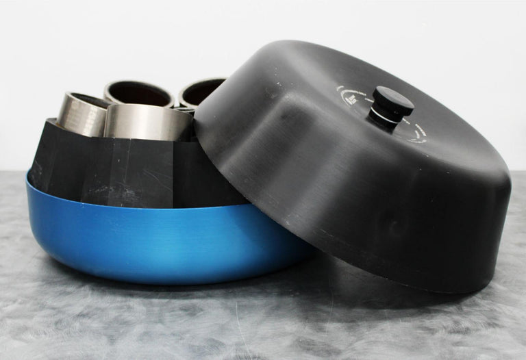 Beckman Coulter 363688 JLA-8.1 Centrifuge Fixed Angle Rotor w/6x1000mL Canisters