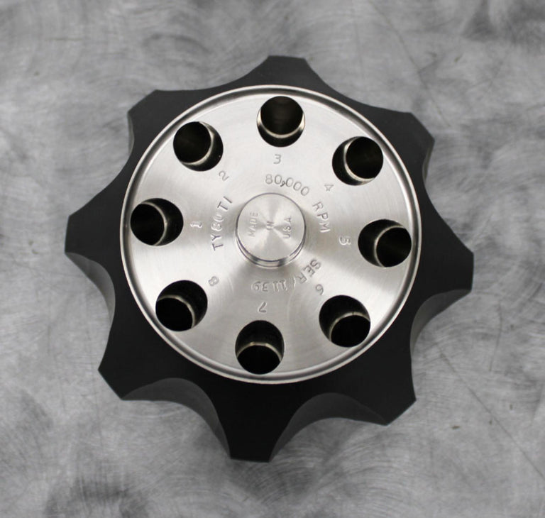 Beckman Coulter Type 80 TI Fixed-Angle Centrifuge Rotor 80,000 RPM 8 x 13.5mL