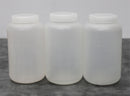 x3 Nalgene Lab Quality Wide Mouth Polycarbonate Bottles w/ Screw Lids 1000mL