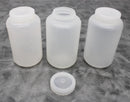 x3 Nalgene Lab Quality Wide Mouth Polycarbonate Bottles with Screw Lids 1000mL