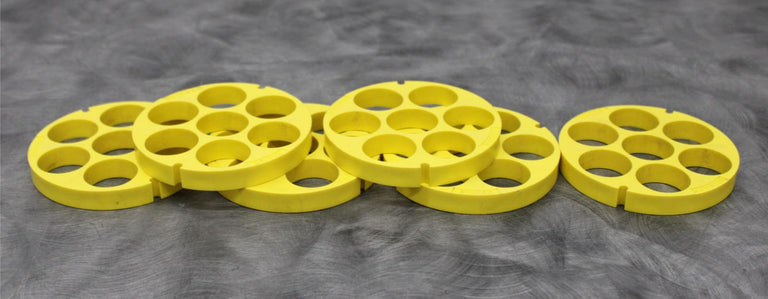 x6 Beckman Coulter 339158 Centrifuge Swing Bucket Rotor 7x50 mL Adapters