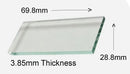 New Clear Leica Glass Anti-Roll Plate with Anti-Glare Coating 69.8mm GLASS ONLY