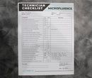 Microfluidics M110Y Microfluidizer Technician Checklist