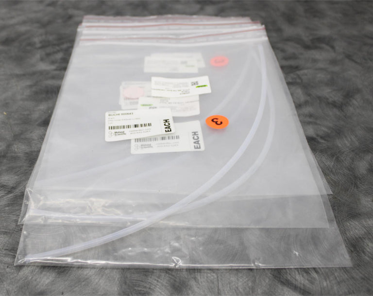 Lot of 4 Buchi 000643 PTFE-Hose Transparent D= 5/42 x L= 460mm for Rotovapor