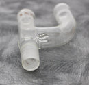 Kontes Glass 14/20 Recovery Flask & 19/22 Claisen 3Way Connecting 100mL Adapter