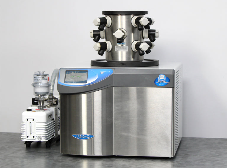Labconco FreeZone 8 Liter -50°C Benchtop Freeze Dryer with Manifold and Pump