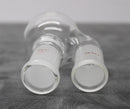 StonyLab 2-Neck 100mL Round Bottom Flask 24/40 Joint and 2 Glass Stoppers 24/40
