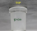 Chemglass Rotary Evaporator 250mL Bump Trap - Flat Bottom Flask - 2 Adapters