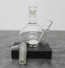 Pyrex 500mL Round Bottom Distilling Flask with Bent Inlet Adapter