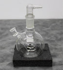 Pyrex 500mL Round Bottom Distilling Flask with Bent Inlet Adapter
