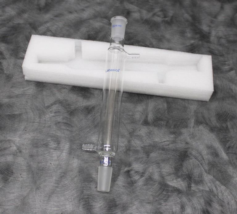 Labasics Glass Liebig Condenser, 24/40 Joint Jacket Length 200mL