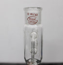 x2 Three Way Claisen Adapters 14/20 and Wilmad Glass Reflux Coil Condenser 19/22