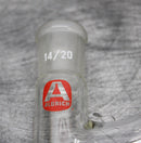 x2 Three Way Claisen Adapters 14/20 and Wilmad Glass Reflux Coil Condenser 19/22