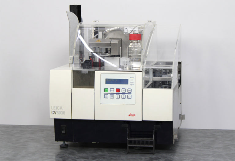 Leica CV5030 Automated Glass Coverslipper and TS5025 Transfer Station