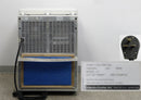 Beckman Coulter Avanti J-E Refrigerated Floor Centrifuge back panel, label with serial number, plug