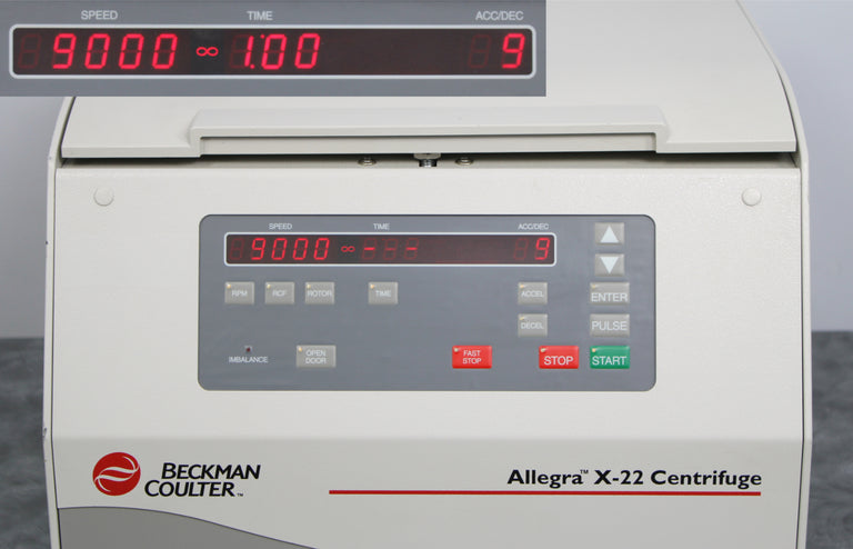 Beckman Coulter Allegra X-22 High-Speed Benchtop Centrifuge with C1015 Rotor