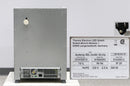 Fisher Scientific Isotemp Microbiological Incubator back panel, label with serial number, plug