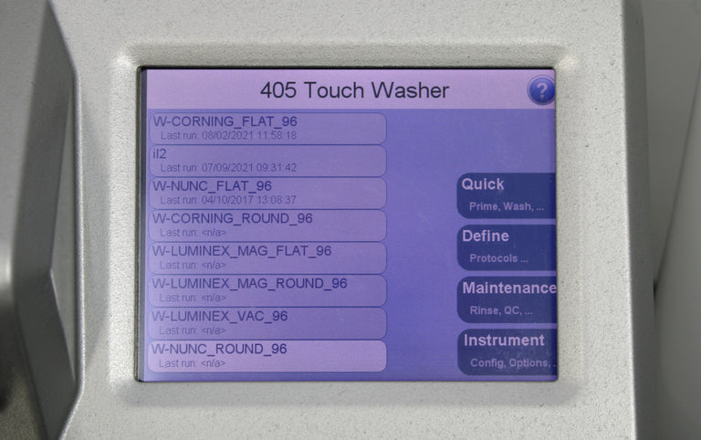 BioTek 405 TS Microplate Washer 405TSRVS 96-Well Manifold with Pump and Bottles
