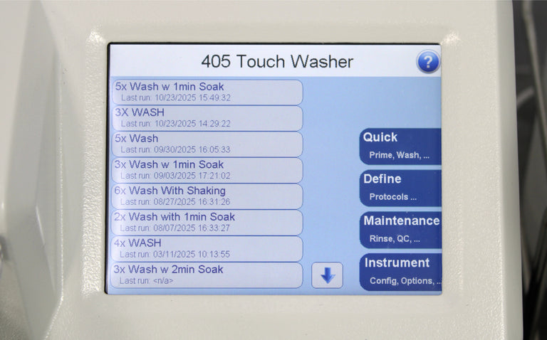 Agilent BioTek 405TS Microplate Washer 96-Well Manifold with Pump and Bottles