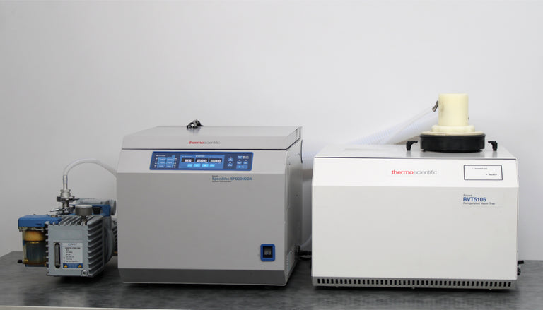 Thermo Savant SPD300DDA-115 SpeedVac Concentrator and RVT5105 Cold Trap and Pump